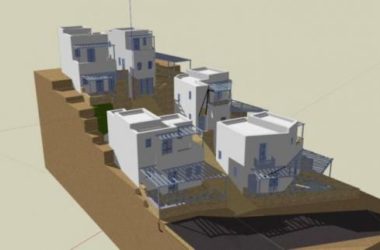 Sketchup住宅模型|多层坡地住宅区,地中海风格-BIM建筑网