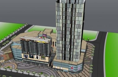 Sketchup综合体模型|多高层商业综合体,现代风格-BIM建筑网