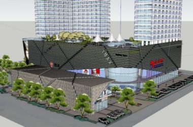 Sketchup住宅模型|高层住宅,底层商业,现代风格-BIM建筑网