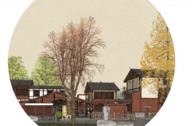 Sketchup住宅模型|民宿,中式风格-BIM建筑网