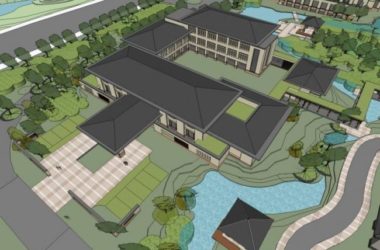 Sketchup酒店模型|度假村,多层酒店,现代中式风格-BIM建筑网