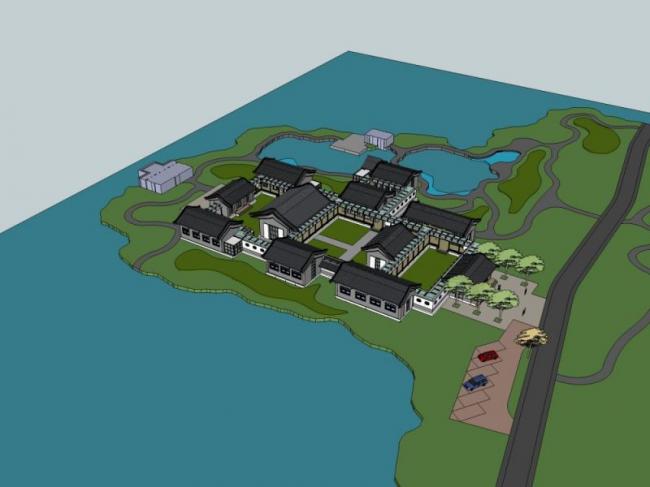 Sketchup住宅模型|民居,中式风格,古建筑 Sketchup住宅模型|民居,中式风格,古建筑