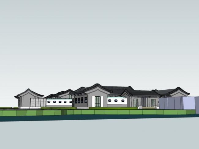 Sketchup住宅模型|民居,中式风格,古建筑 Sketchup住宅模型|民居,中式风格,古建筑