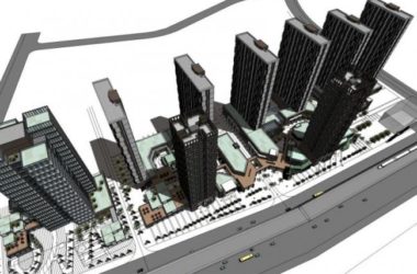 Sketchup综合体模型|高层商业综合体,现代风格-BIM建筑网