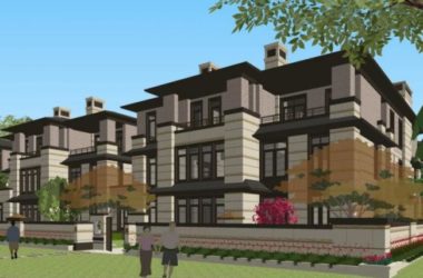 Sketchup住宅模型|多层住宅,西方新古典,花园洋房-BIM建筑网