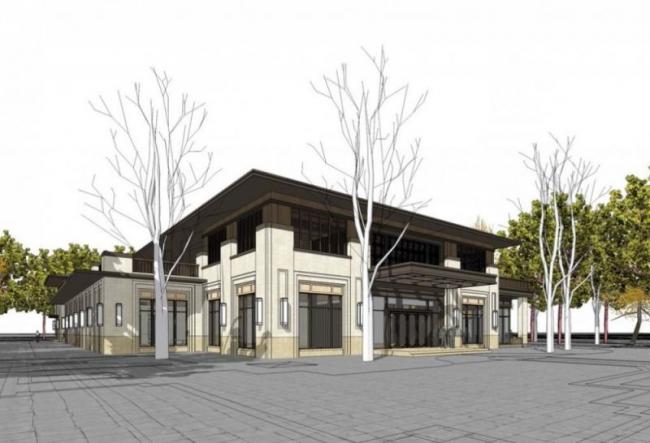 Sketchup商业模型|多层售楼处,现代风格 Sketchup商业模型|多层售楼处,现代风格