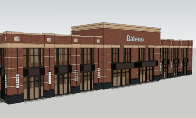 Sketchup商业模型|低层商业建筑,现代风格 Sketchup商业模型|低层商业建筑,现代风格