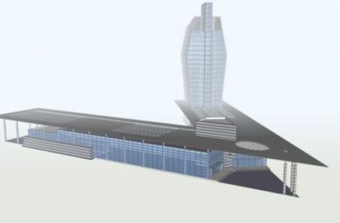 Sketchup综合体模型|多高层商业综合体,现代风格-BIM建筑网