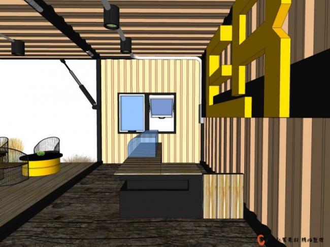 Sketchup商业模型|商店,低层,现代风格 Sketchup商业模型|商店,低层,现代风格