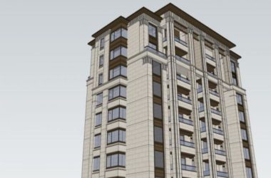 Sketchup住宅模型|高层住宅,居住建筑,古典风格-BIM建筑网