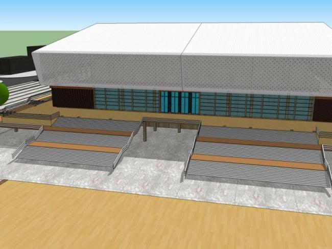 Sketchup商业模型|多层会所,现代风格 Sketchup商业模型|多层会所,现代风格