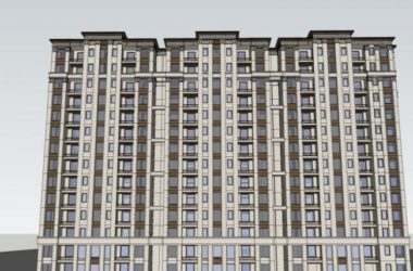 Sketchup住宅模型|高层住宅,居住建筑,古典风格-BIM建筑网