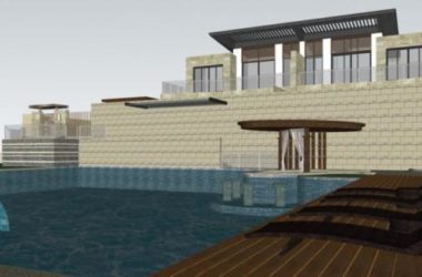 Sketchup景观模型|别墅景观,现代风格-BIM建筑网