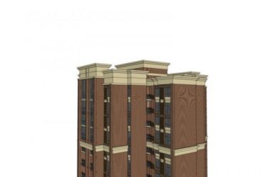 Sketchup住宅模型|高层住宅,古典风格-BIM建筑网