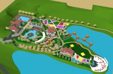 Sketchup景观模型|滨水景观,现代风格-BIM建筑网