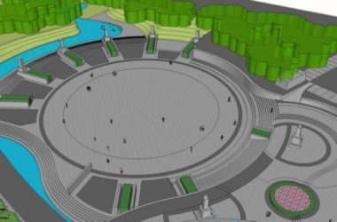 Sketchup景观模型|公园景观,现代风格-BIM建筑网