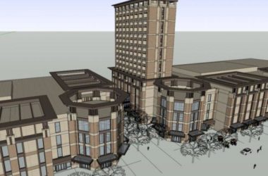 Sketchup商业模型|多层商业街，现代风格-BIM建筑网