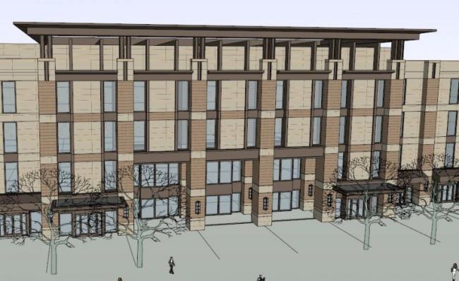 Sketchup商业模型|多层商业街,现代风格 Sketchup商业模型|多层商业街,现代风格