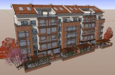 Sketchup住宅模型|多层住宅,古典风格-BIM建筑网
