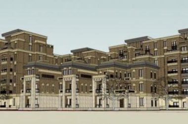Sketchup住宅模型|多层住宅,古典风格-BIM建筑网
