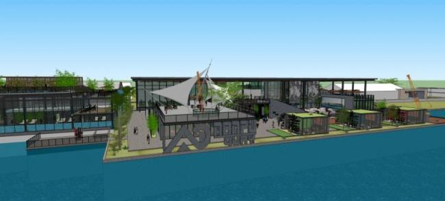 Sketchup商业模型|多层商业街,现代风格 Sketchup商业模型|多层商业街,现代风格