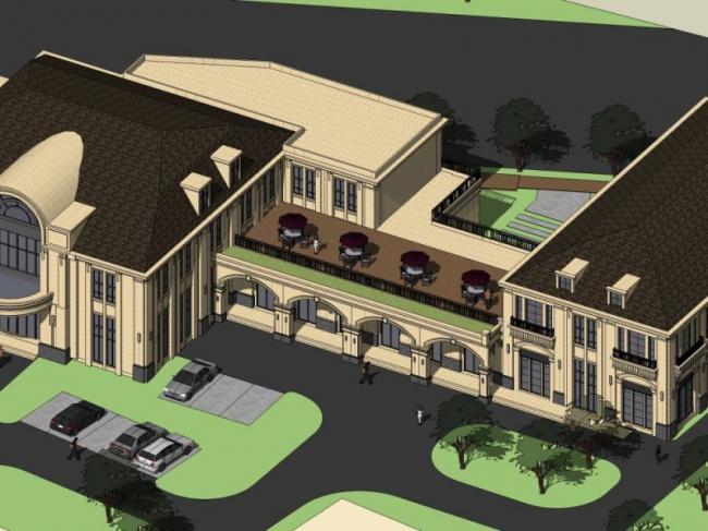 Sketchup商业模型|农庄会所,古典风格 Sketchup商业模型|农庄会所,古典风格