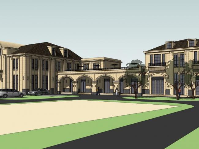 Sketchup商业模型|农庄会所,古典风格 Sketchup商业模型|农庄会所,古典风格