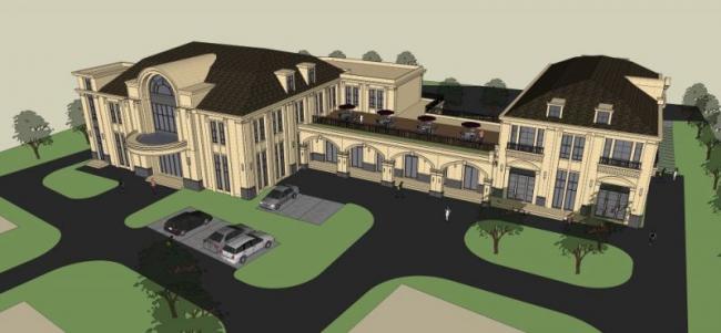 Sketchup商业模型|农庄会所,古典风格 Sketchup商业模型|农庄会所,古典风格