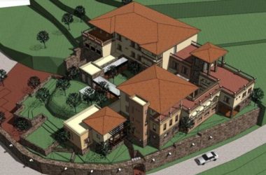 Sketchup酒店模型|多层度假酒店,托斯卡纳风格,古典风格,叠拼-BIM建筑网
