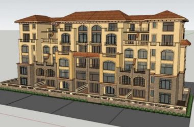 Sketchup住宅模型|多层住宅,居民楼,古典风格-BIM建筑网