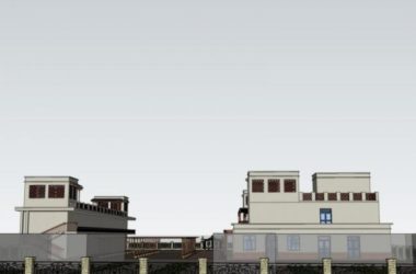 Sketchup酒店模型|多层旅馆,现代风格-BIM建筑网