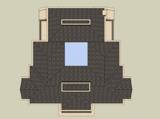 Sketchup商业模型|会所,古典风格 Sketchup商业模型|会所,古典风格