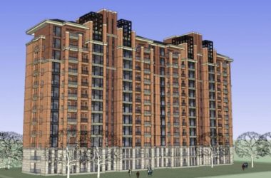 Sketchup住宅模型|高层住宅,古典风格-BIM建筑网