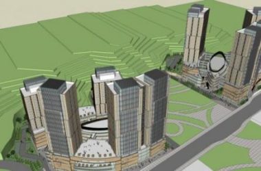 Sketchup综合体模型|超高层商业综合体,现代风格-BIM建筑网