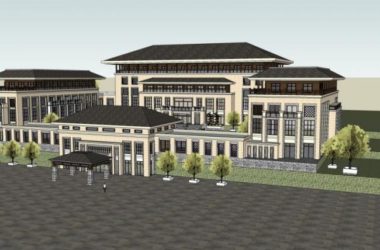 Sketchup酒店模型|多层酒店,现代中式风格-BIM建筑网