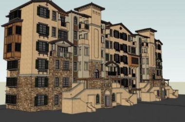 Sketchup住宅模型|多层住宅,地中海风格,古典风格-BIM建筑网