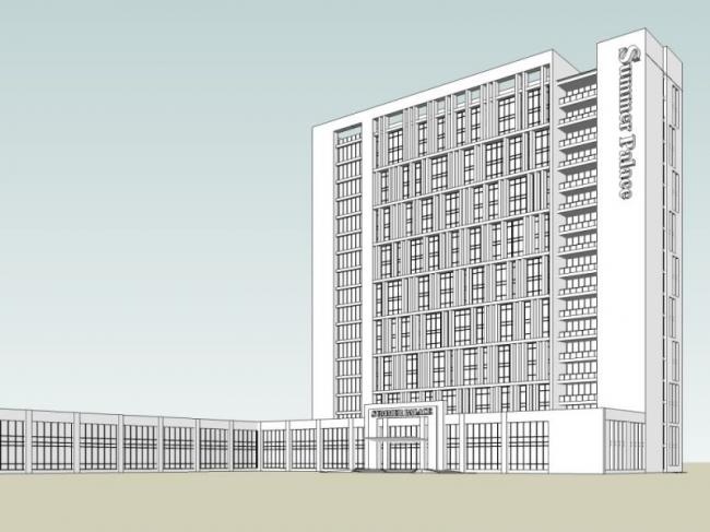 Sketchup酒店模型|高层酒店,现代风格 Sketchup酒店模型|高层酒店,现代风格