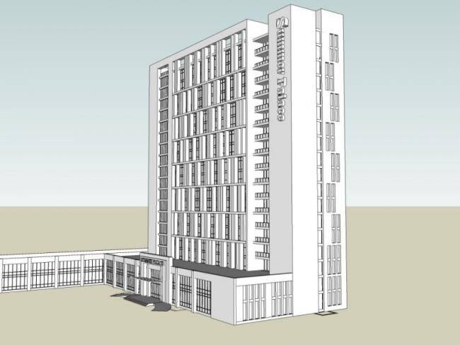 Sketchup酒店模型|高层酒店,现代风格 Sketchup酒店模型|高层酒店,现代风格