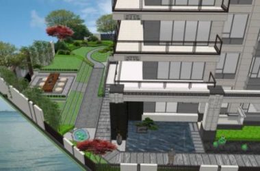 Sketchup住宅模型|多层住宅,现代风格-BIM建筑网