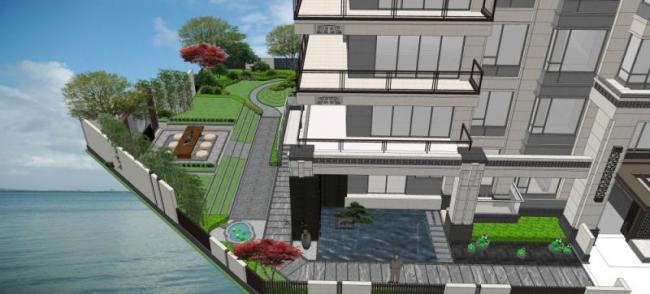 Sketchup住宅模型|多层住宅,现代风格 Sketchup住宅模型|多层住宅,现代风格