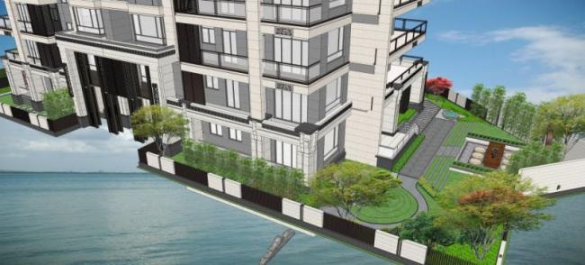 Sketchup住宅模型|多层住宅,现代风格 Sketchup住宅模型|多层住宅,现代风格
