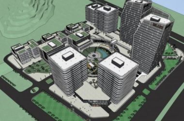 Sketchup综合体模型|多层高层混合后商业综合体,现代风格-BIM建筑网