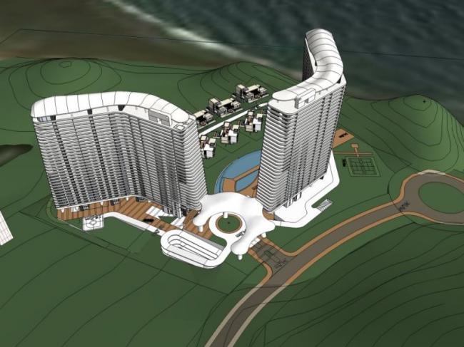 Sketchup酒店模型|超高层酒店,现代风格 Sketchup酒店模型|超高层酒店,现代风格