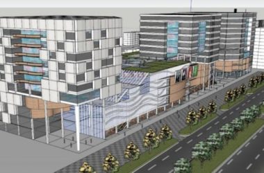 Sketchup商业模型|多层商业广场，现代风格-BIM建筑网