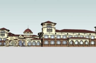 Sketchup商业模型|接待中心，古典风格-BIM建筑网