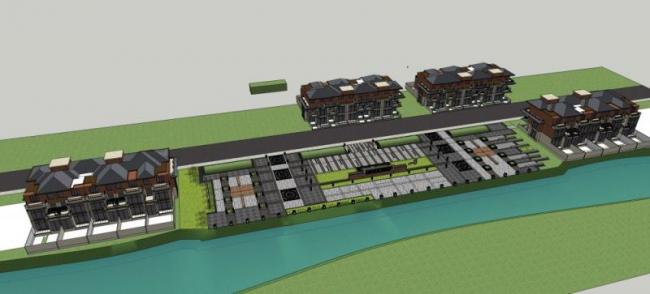 Sketchup景观模型|住宅景观,现代风格 Sketchup景观模型|住宅景观,现代风格