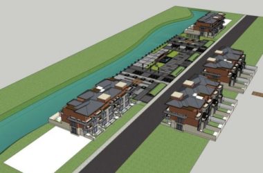 Sketchup景观模型|住宅景观,现代风格-BIM建筑网