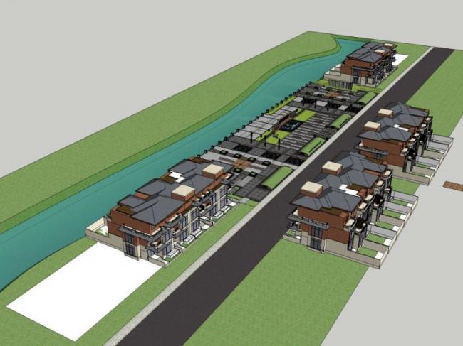 Sketchup景观模型|住宅景观,现代风格 Sketchup景观模型|住宅景观,现代风格