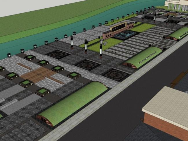 Sketchup景观模型|住宅景观,现代风格 Sketchup景观模型|住宅景观,现代风格