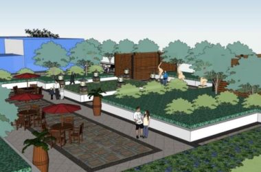 Sketchup景观模型|屋顶花园景观,现代风格-BIM建筑网